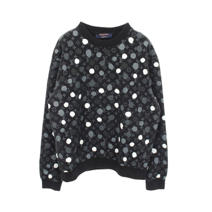 LOUIS VUITTON × yayoi kusama モノグラム ドット スウェットシャツ コットン ブラック グレー ホワイト ルイヴィトン トップス LOUIS VUITTON