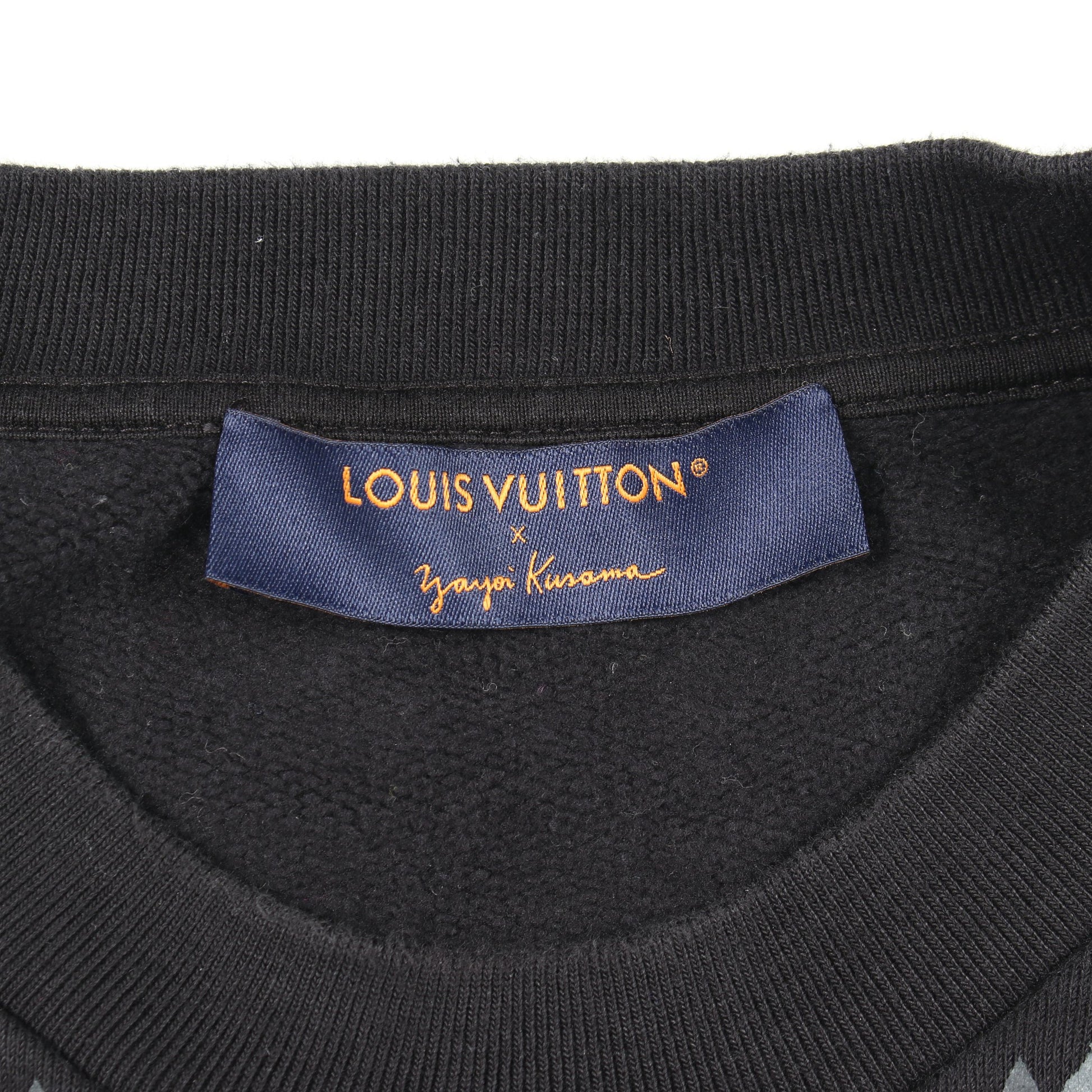 LOUIS VUITTON × yayoi kusama モノグラム ドット スウェットシャツ コットン ブラック グレー ホワイト ルイヴィトン トップス LOUIS VUITTON