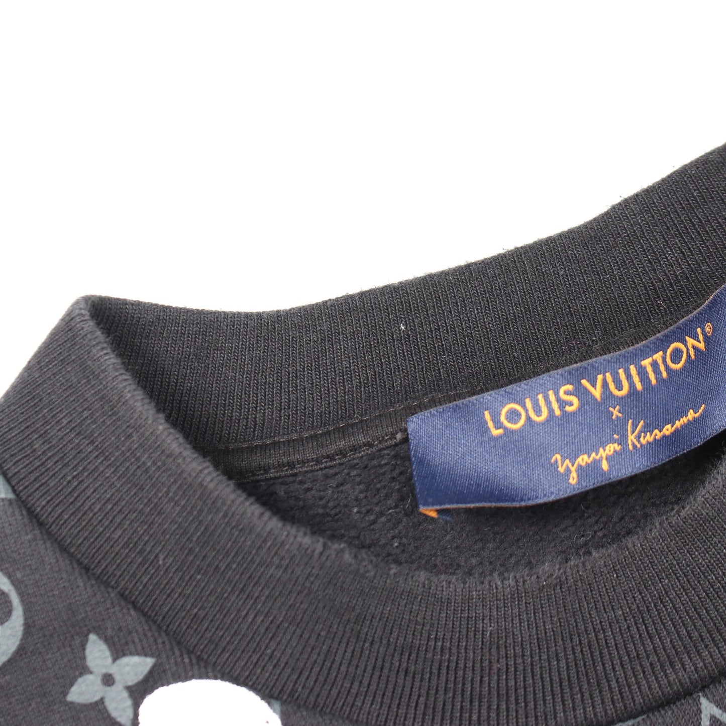 LOUIS VUITTON × yayoi kusama モノグラム ドット スウェットシャツ コットン ブラック グレー ホワイト ルイヴィトン トップス LOUIS VUITTON