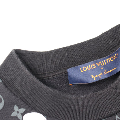 LOUIS VUITTON × yayoi kusama モノグラム ドット スウェットシャツ コットン ブラック グレー ホワイト ルイヴィトン トップス LOUIS VUITTON