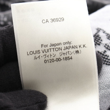 モノグラム シースルー 半袖Tシャツ コットン ブラック グレー ルイヴィトン