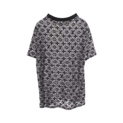 モノグラム シースルー 半袖Tシャツ コットン ブラック グレー ルイヴィトン