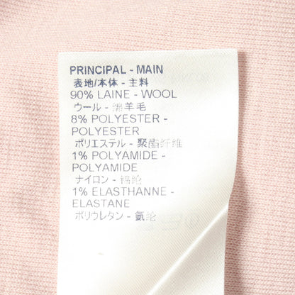 フリル ロゴ金具付き ニット ウール ピンク ルイヴィトン