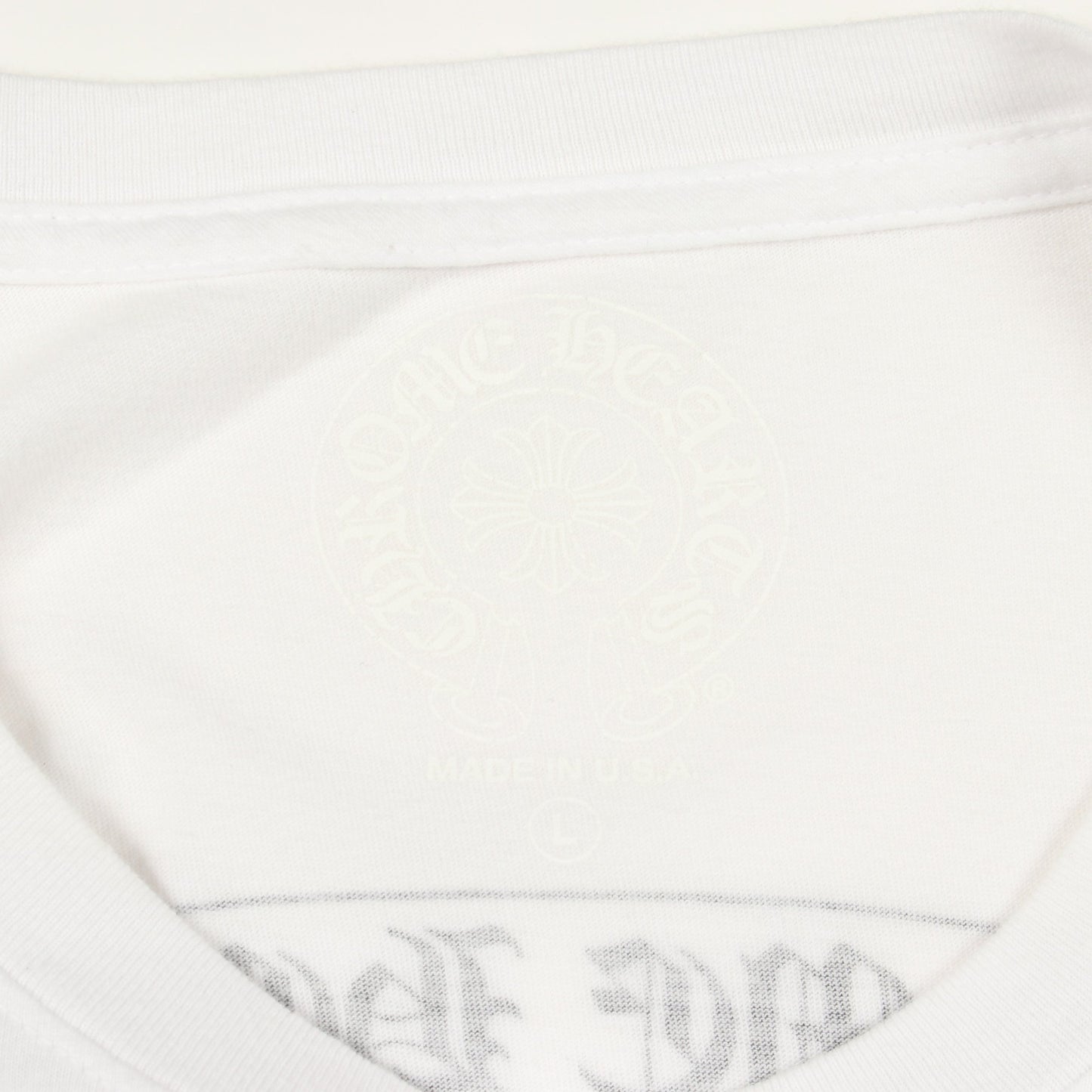 FOTI HARRIS TEETER 長袖Tシャツ コットン ホワイト クロムハーツ
