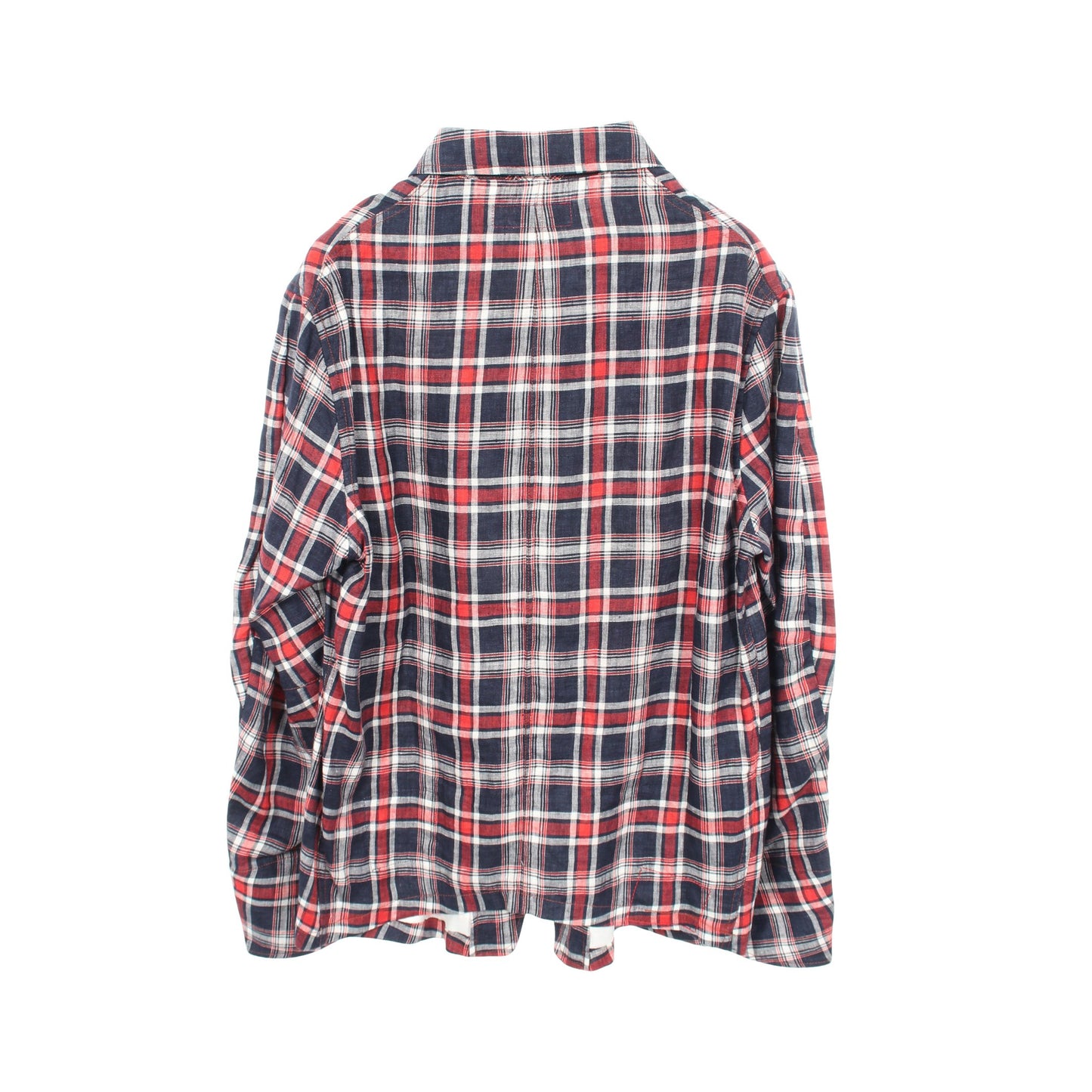 JUNYA WATANABE COMME des GARCONS MAN × LEVIS チェック柄シャツ ジャケット リネン ネイビー レッド ホワイト ジュンヤワタナベコムデギャルソンマン