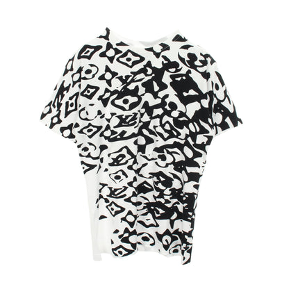 LOUIS VUITTON × URS FISCHER 半袖Tシャツ コットン ホワイト ブラック ルイヴィトン