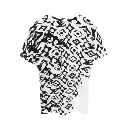LOUIS VUITTON × URS FISCHER 半袖Tシャツ コットン ホワイト ブラック ルイヴィトン