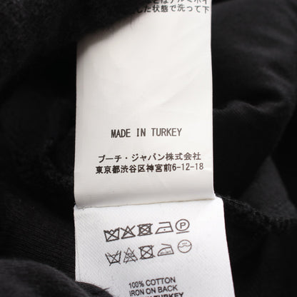 刺繍 ジップアップパーカー コットン ブラック ゴールド ドリスヴァンノッテン