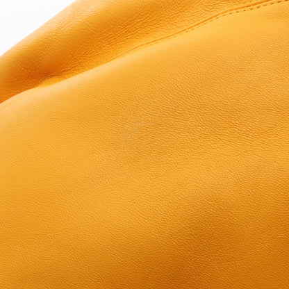 THE NORTH FACE × Supreme Leather Nuptse Jacket ダウンジャケット レザー イエロー ブラック ザノースフェイス