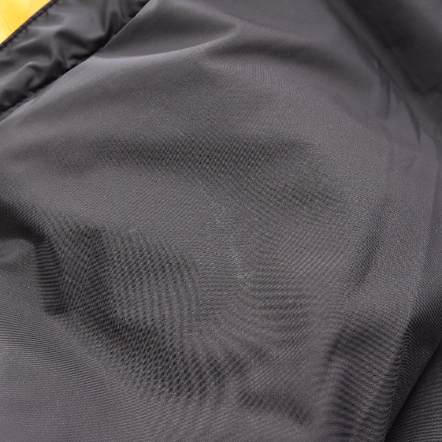 THE NORTH FACE × Supreme Leather Nuptse Jacket ダウンジャケット レザー イエロー ブラック ザノースフェイス