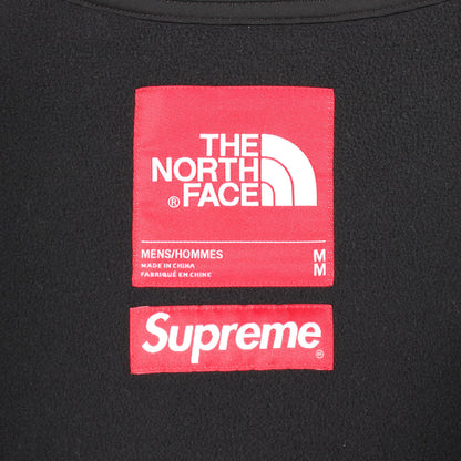 Supreme × THE NORTH FACE ブリーチドデニムプリント フリース ジャケット ブラウン ブラック シュプリーム