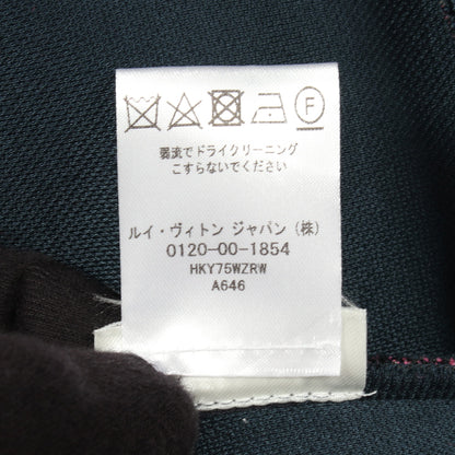 モノグラムジャガード チェック スウェットシャツ コットン ダークグリーン ピンク マルチカラー ルイヴィトン