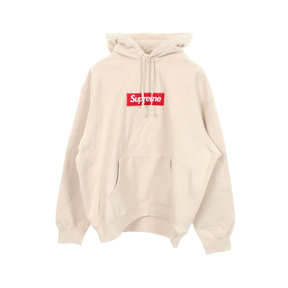 Box Logo Hooded Sweatshirt プルオーバーパーカー コットン グレーベージュ シュプリーム トップス Supreme