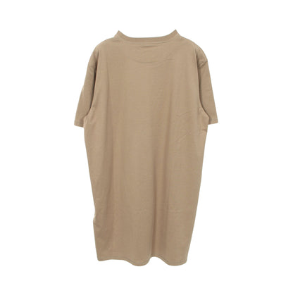 プリント 半袖Tシャツ ワンピース コットン カーキグリーン エルメス