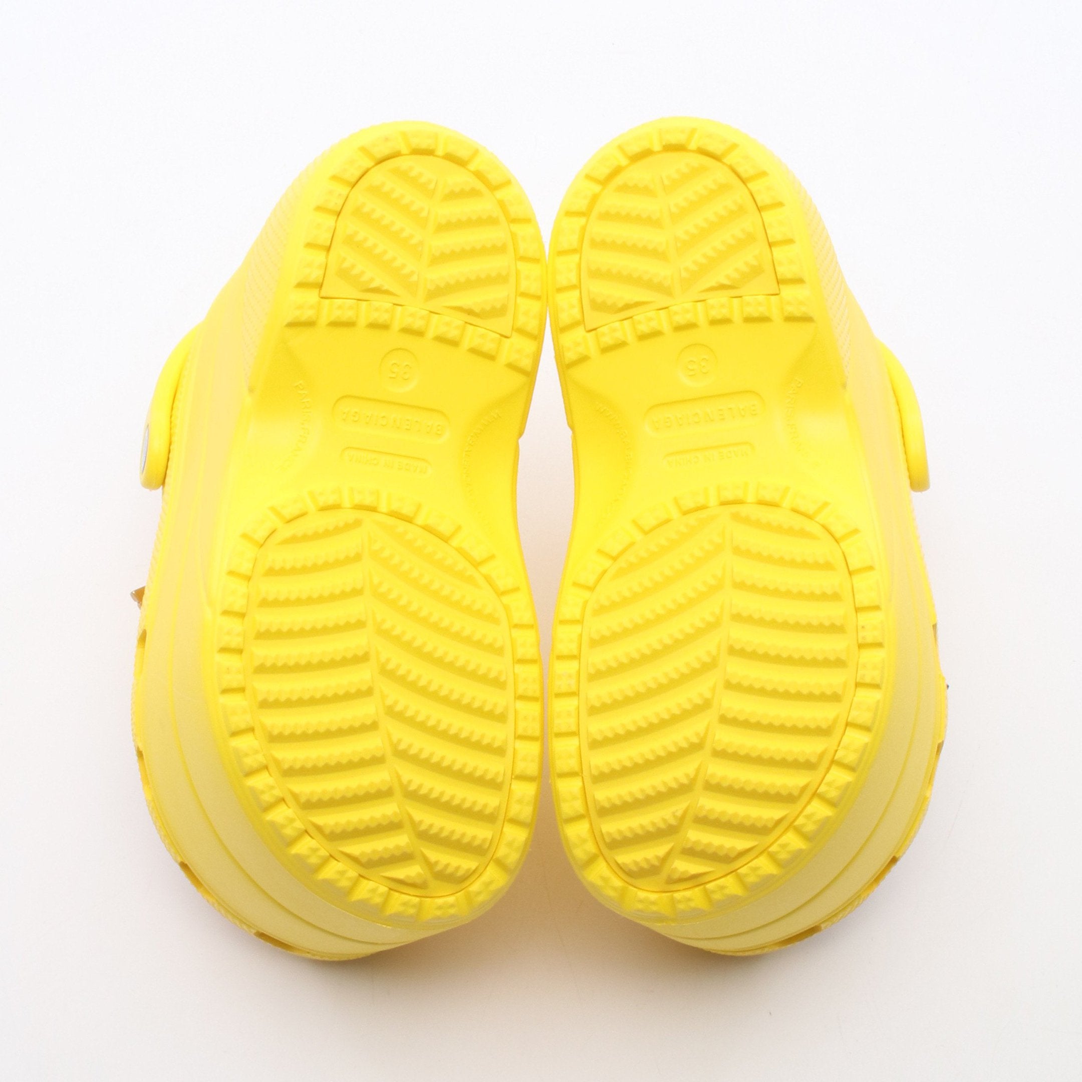 BALENCIAGA × crocs The Foam サンダル ラバー イエロー バレンシアガ