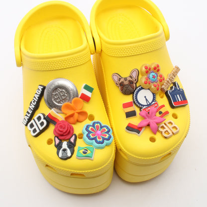 BALENCIAGA × crocs The Foam サンダル ラバー イエロー バレンシアガ