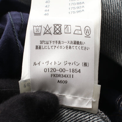 デニム ワンピース コットン インディゴブルー ルイヴィトン