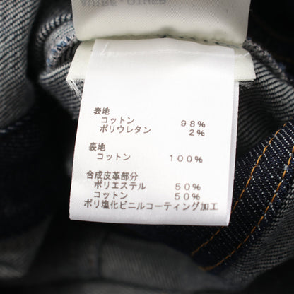 デニム ワンピース コットン インディゴブルー ルイヴィトン