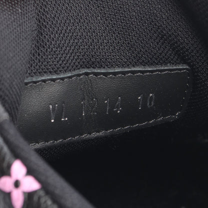 LV × TM LVトレイナーライン モノグラムマルチカラー 村上隆コラボ スニーカー レザー ブラック マルチカラー ルイヴィトン シューズ LOUIS VUITTON