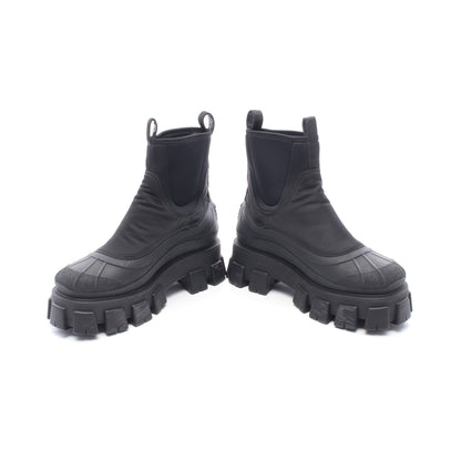 Re-Nylon モノリス ギャバジン ブーツ ナイロン ラバー ブラック プラダ