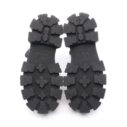 Re-Nylon モノリス ギャバジン ブーツ ナイロン ラバー ブラック プラダ