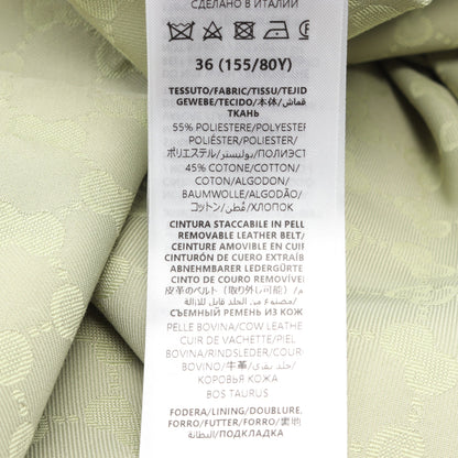 GG柄 ワンピース コットン ライトグリーン グッチ