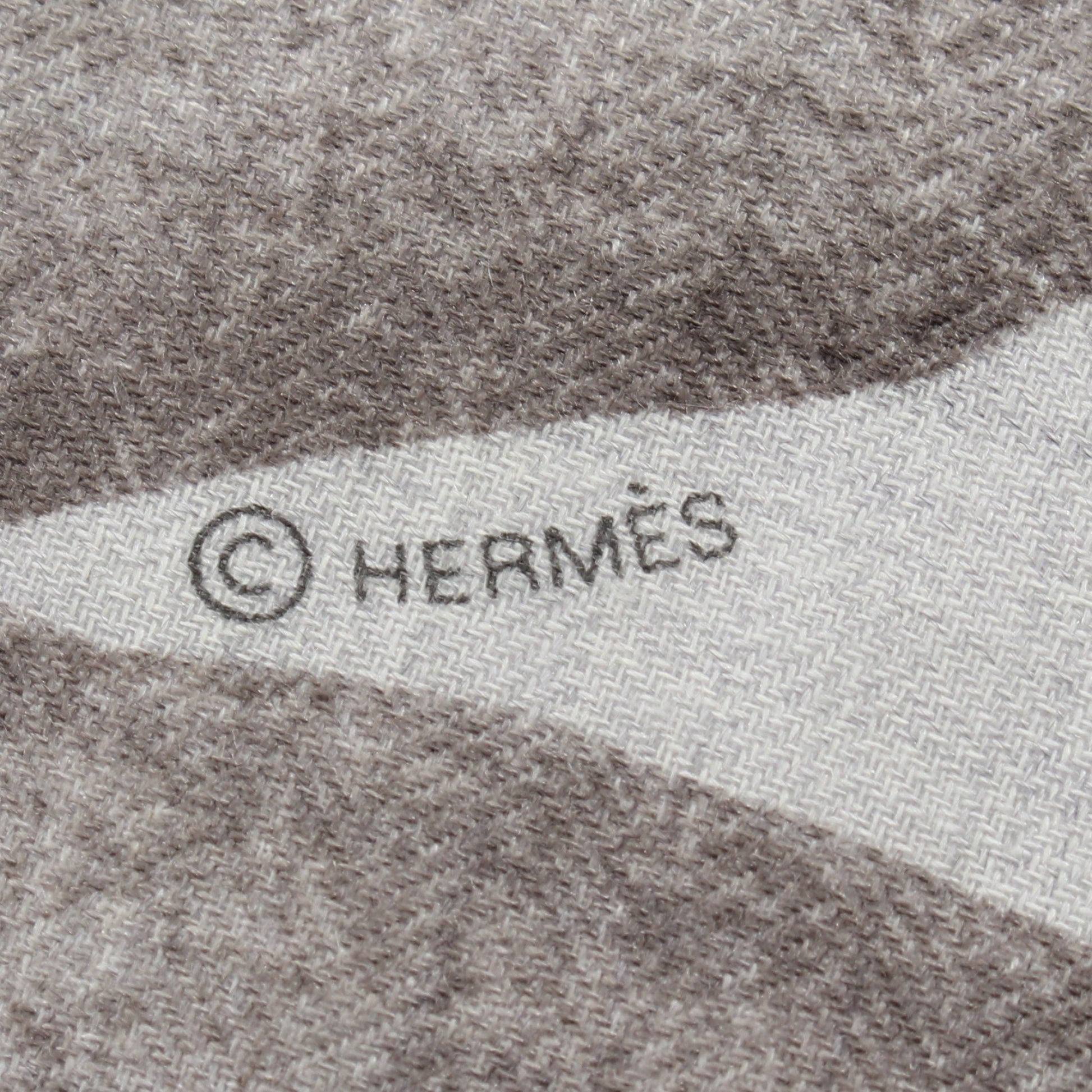 カレジェアン カレ140 Une Rose pour Alma スカーフ ショール カシミヤ シルク グレー グリーン エルメス 財布・小物 HERMES