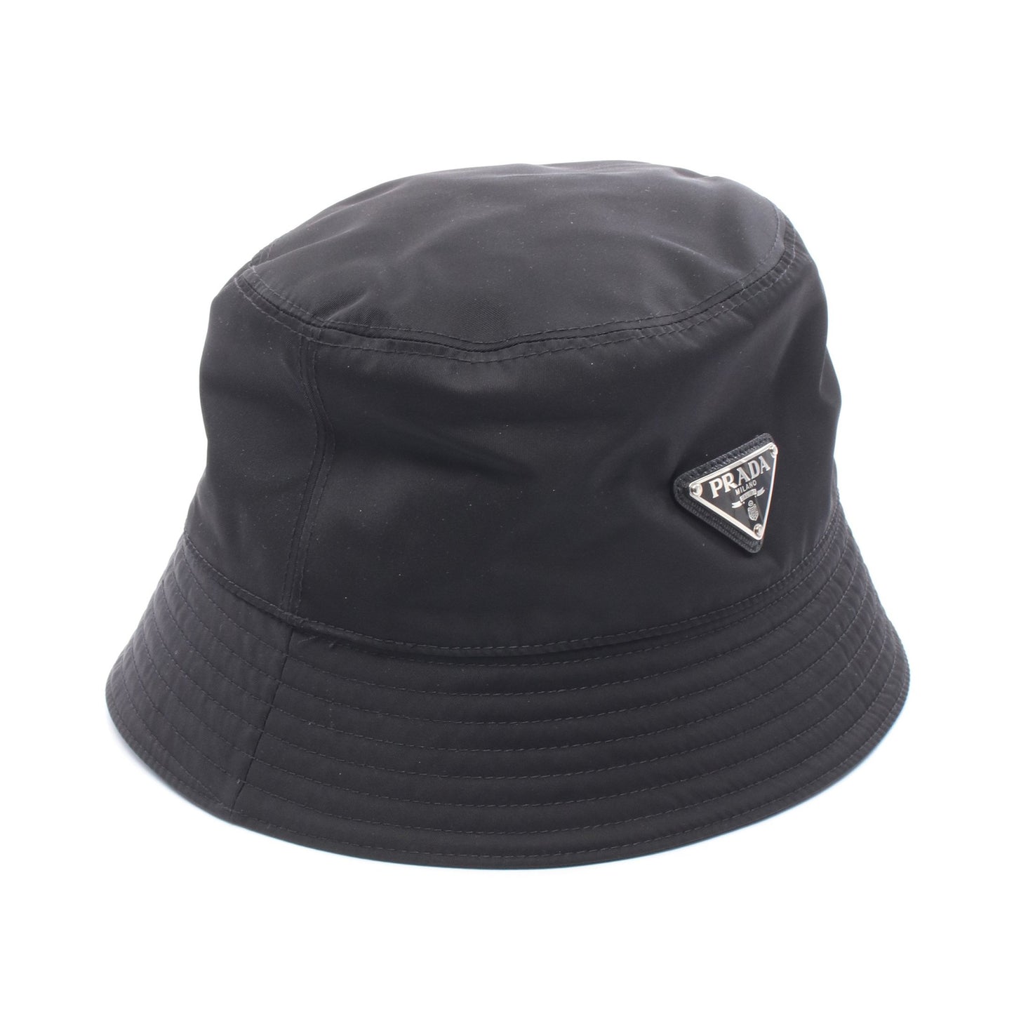 Re-Nylon バケット バケット ハット ナイロン ブラック プラダ