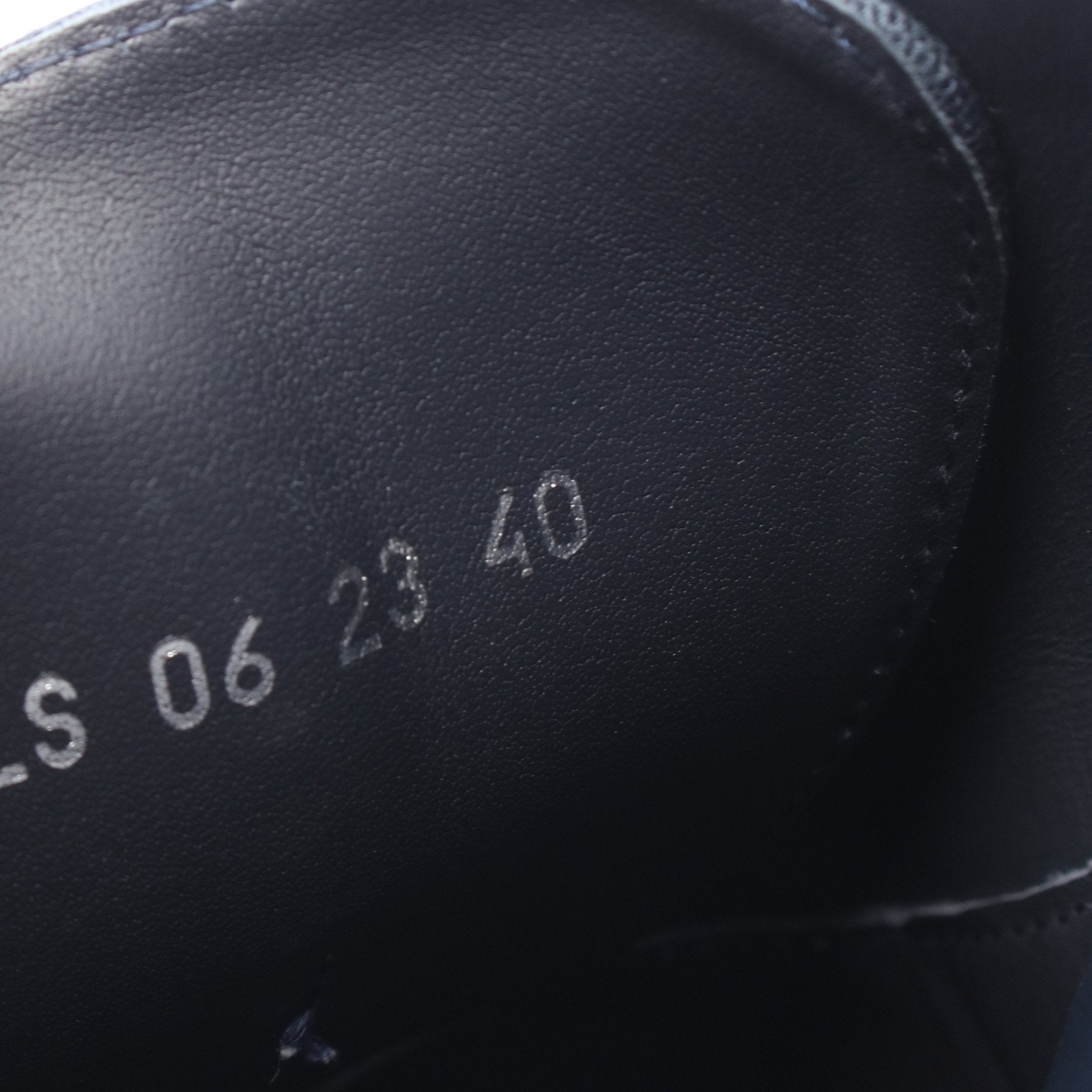 AQUA MULE DO DENUM TEARS サンダル ファブリック ネイビー ディオール