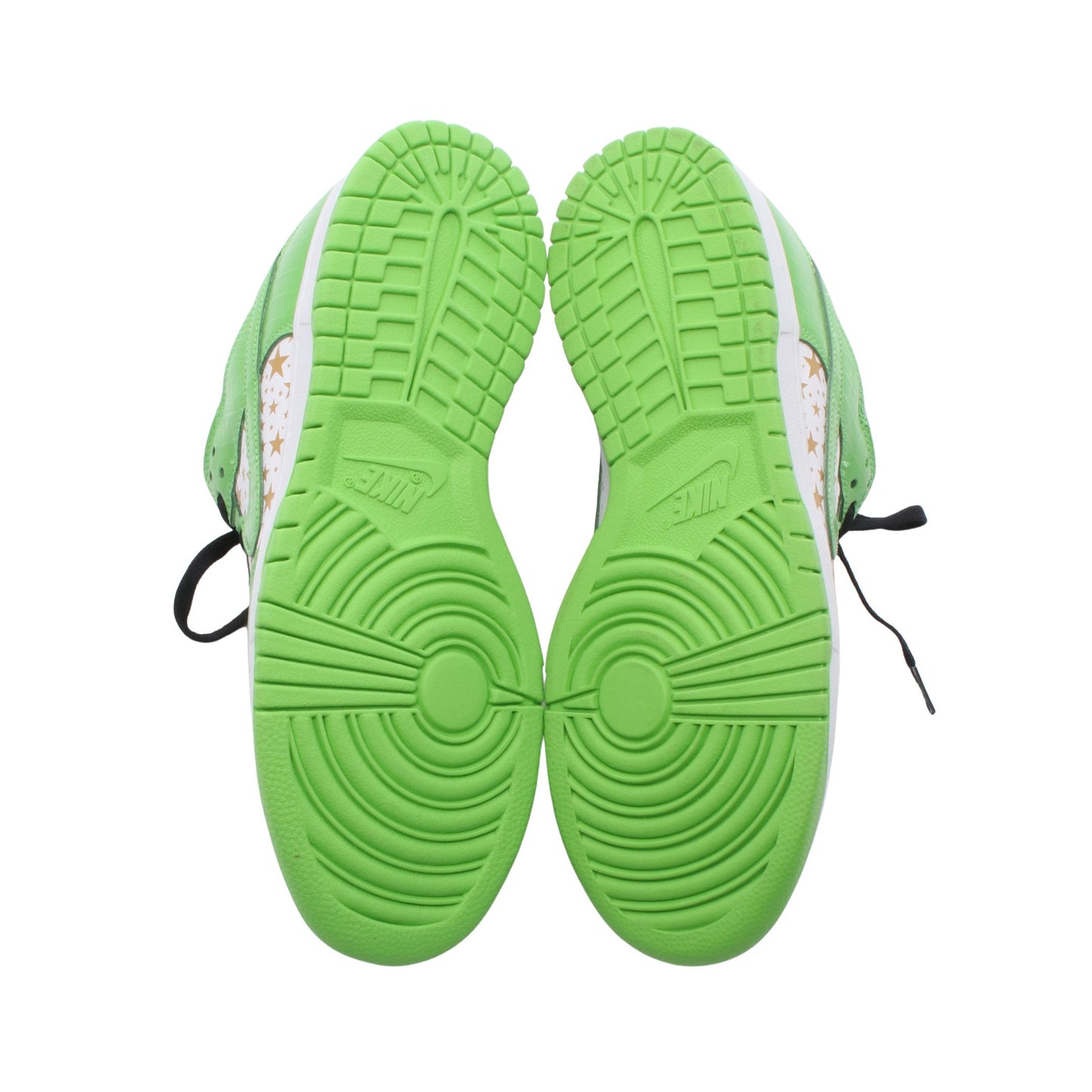 NIKE SB × Supreme DANK SB クロコ型押し スター スニーカー レザー イエローグリーン ホワイト ゴールド ナイキエスビー