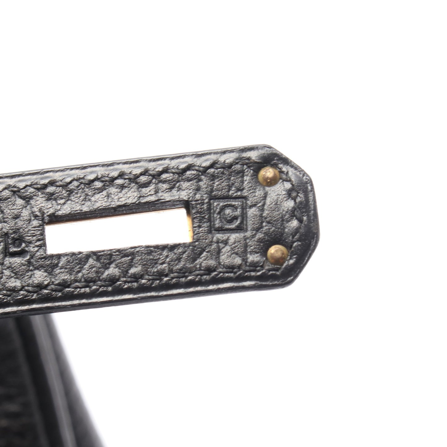 バーキン35 ハンドバッグ アルデンヌ ブラック ゴールド金具 □C刻印 エルメス バッグ HERMES