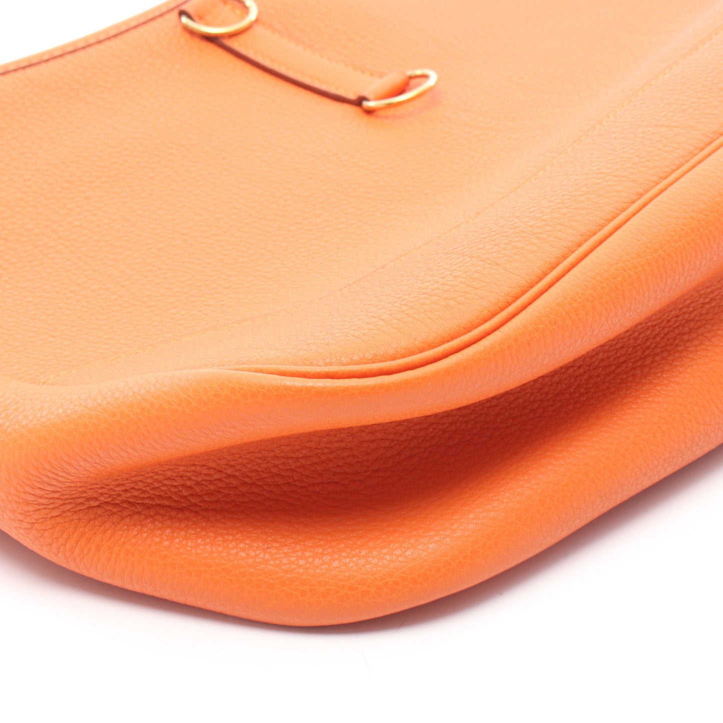 トリム31 ショルダーバッグ トゴ オレンジ ゴールド金具 □F刻印 エルメス バッグ HERMES