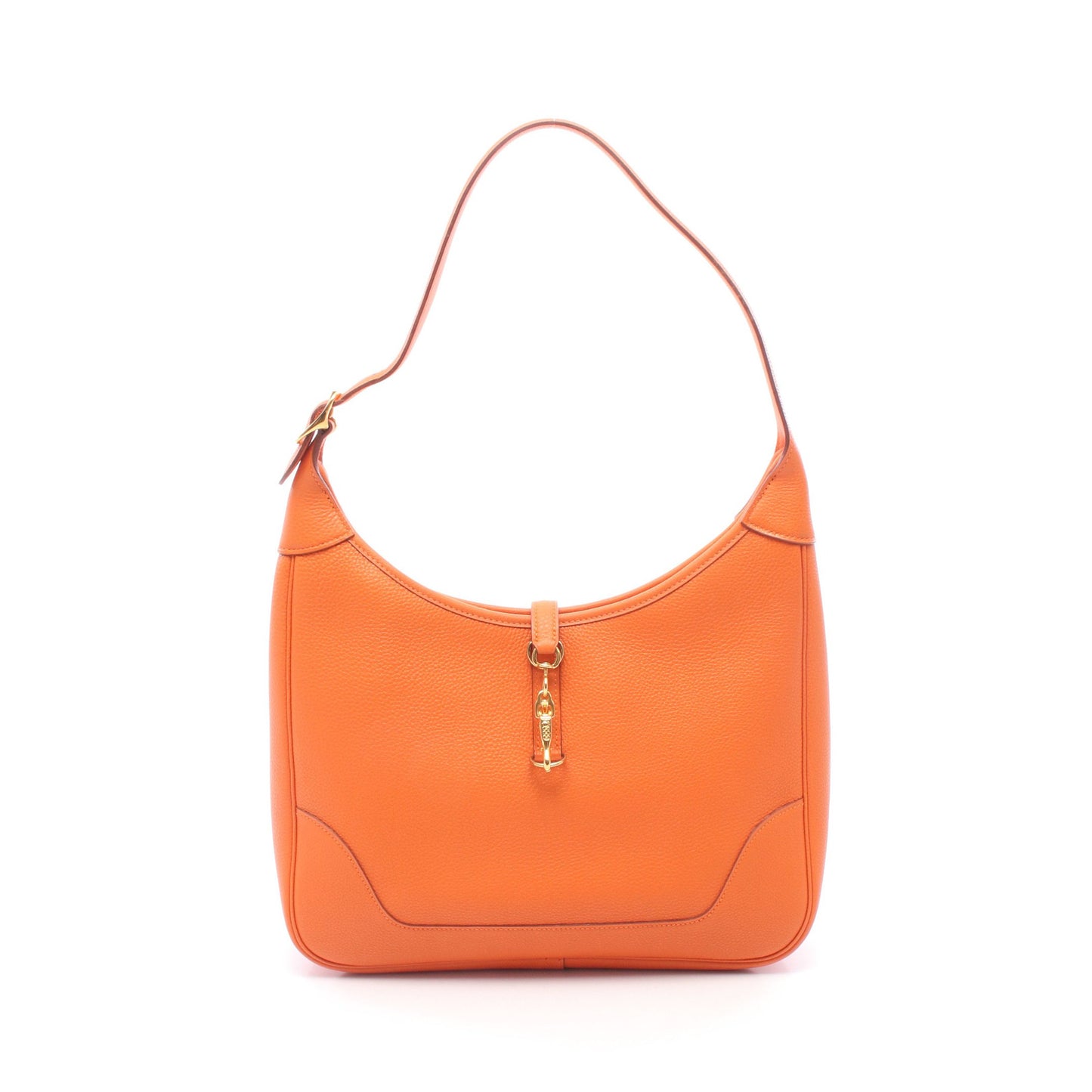 トリム31 ショルダーバッグ トゴ オレンジ ゴールド金具 □F刻印 エルメス バッグ HERMES