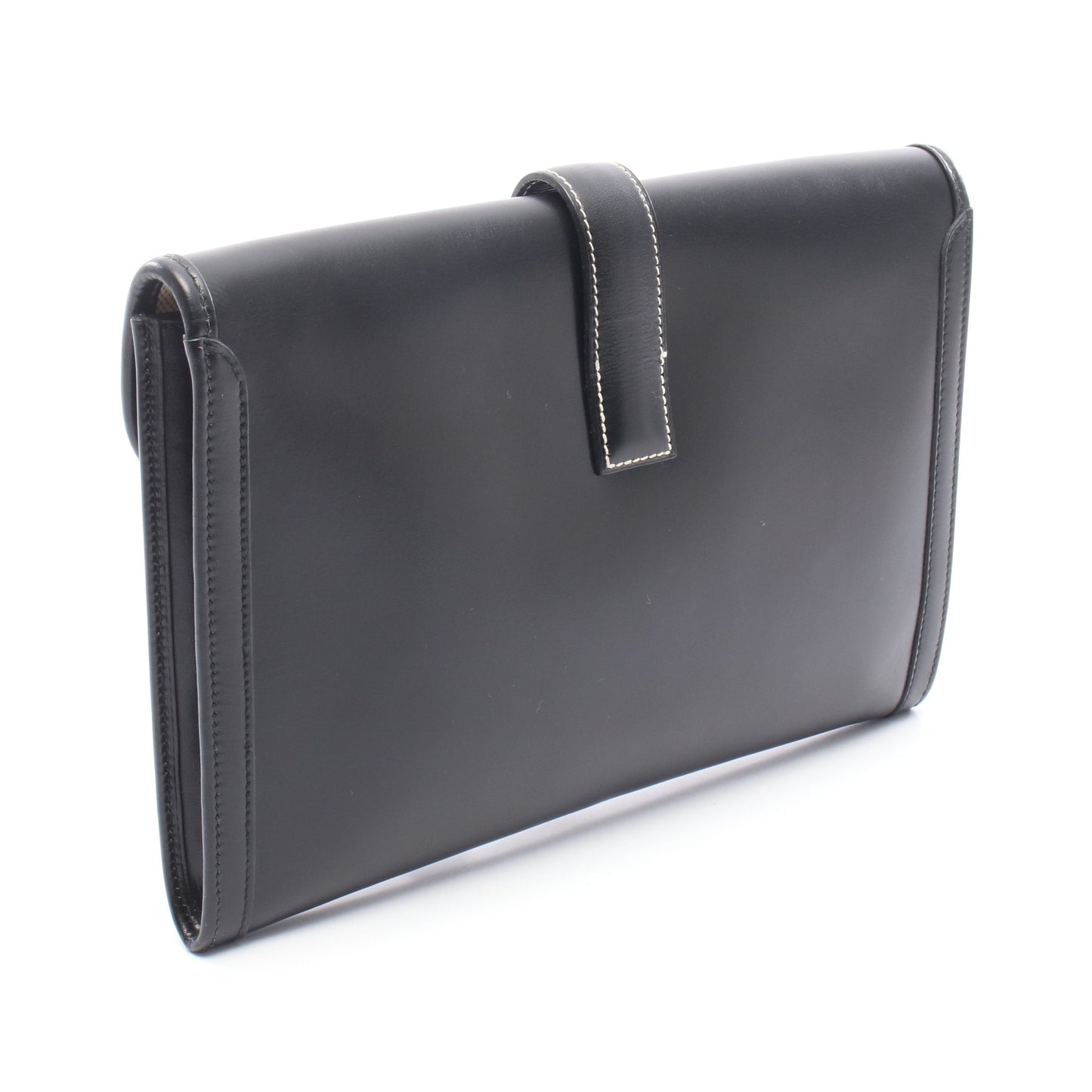 ジジェPM クラッチバッグ ボックスカーフ ブラック エルメス バッグ HERMES