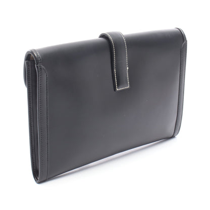 ジジェPM クラッチバッグ ボックスカーフ ブラック エルメス バッグ HERMES