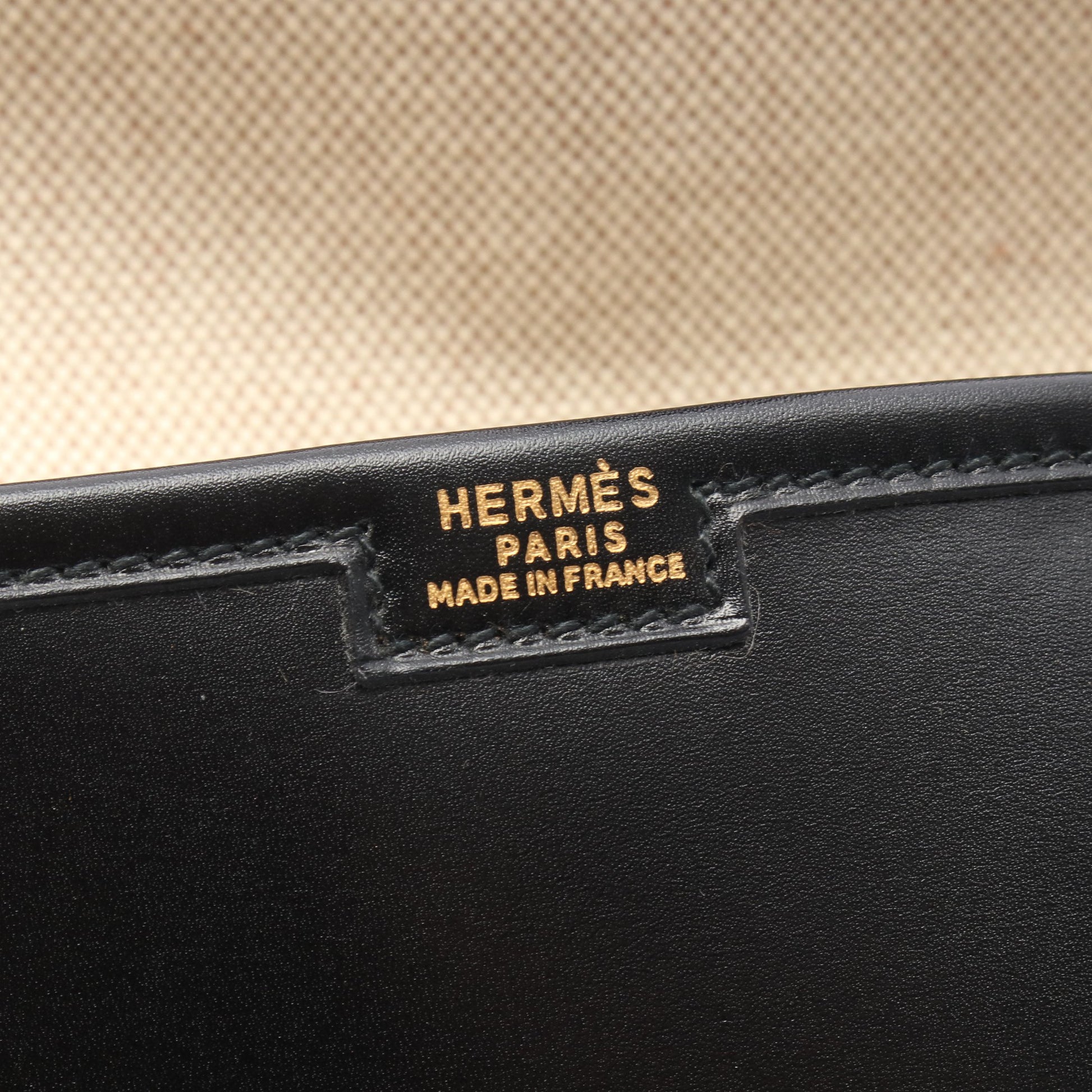 ジジェPM クラッチバッグ ボックスカーフ ブラック エルメス バッグ HERMES