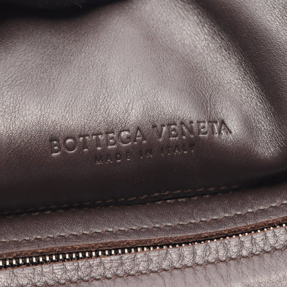 イントレチャート ショルダーバッグ レザー ダークブラウン ボッテガヴェネタ バッグ BOTTEGA VENETA