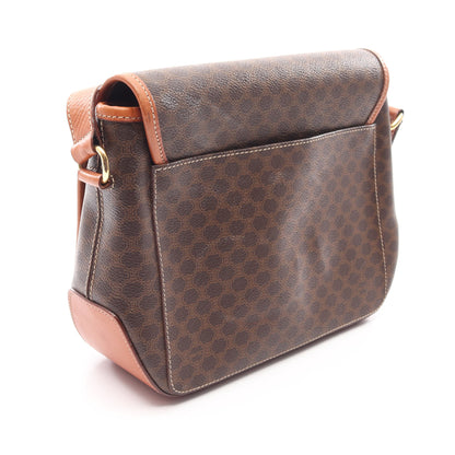 マカダム ショルダーバッグ PVC ダークブラウン ブラウン セリーヌ バッグ CELINE