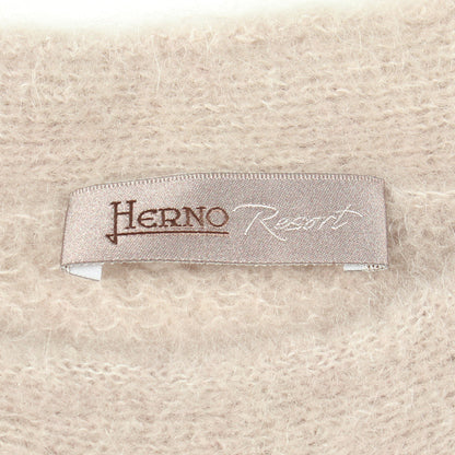Resort ニット アルパカ ナイロン ウール グレーベージュ ヘルノ トップス HERNO