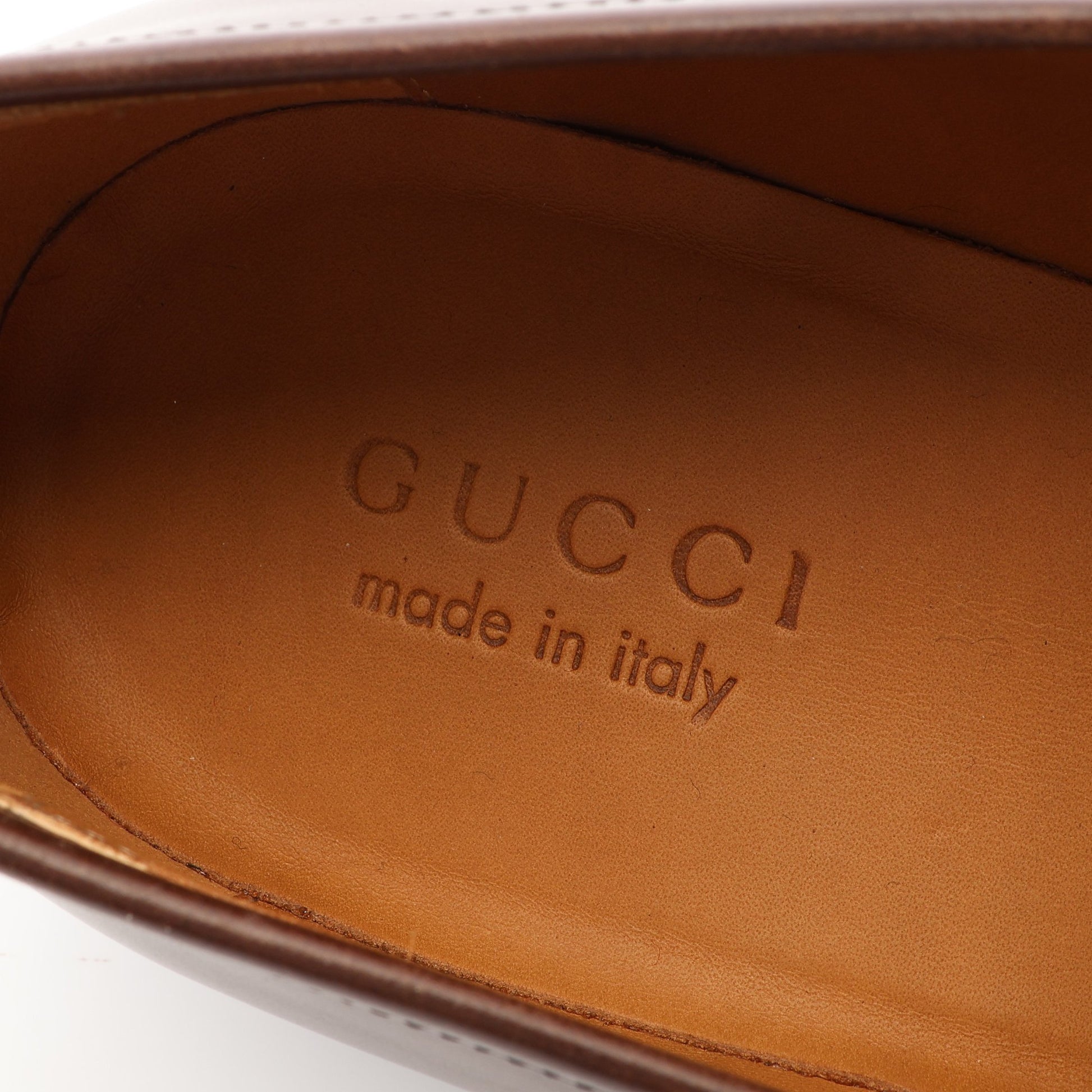 インターロッキングG ドレスシューズ レザー ダークブラウン グッチ シューズ GUCCI