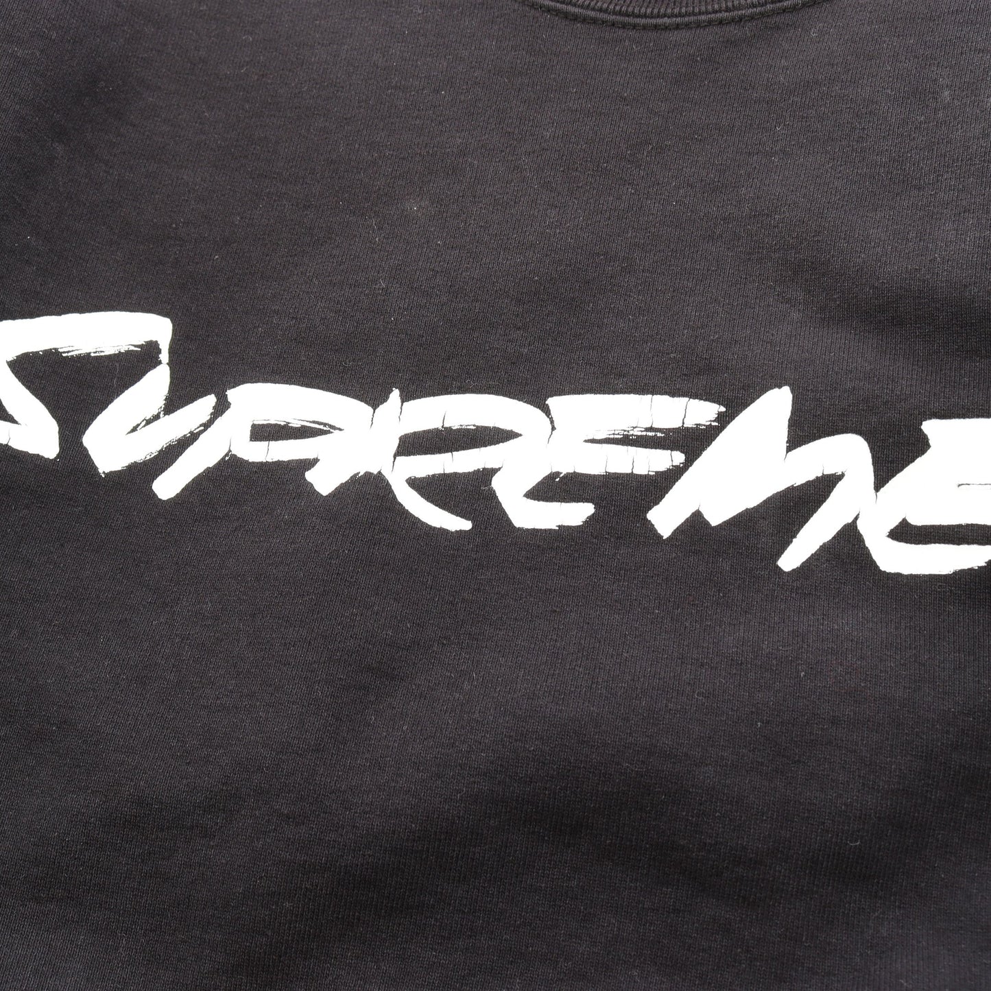 20FW Futura Logo Crewneck ロゴプリント トレーナー スウェットシャツ コットン ブラック シュプリーム