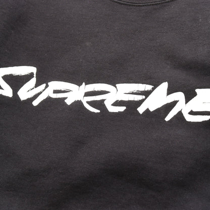 20FW Futura Logo Crewneck ロゴプリント トレーナー スウェットシャツ コットン ブラック シュプリーム