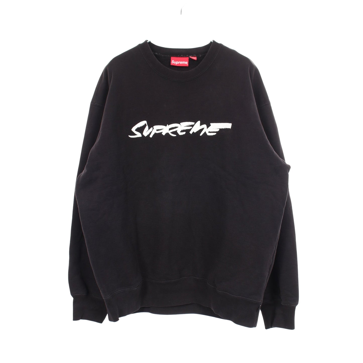 20FW Futura Logo Crewneck ロゴプリント トレーナー スウェットシャツ コットン ブラック シュプリーム