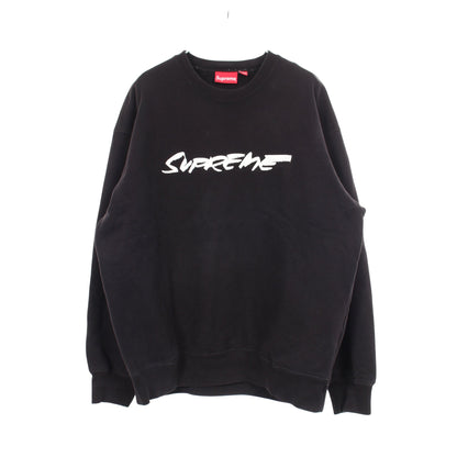20FW Futura Logo Crewneck ロゴプリント トレーナー スウェットシャツ コットン ブラック シュプリーム