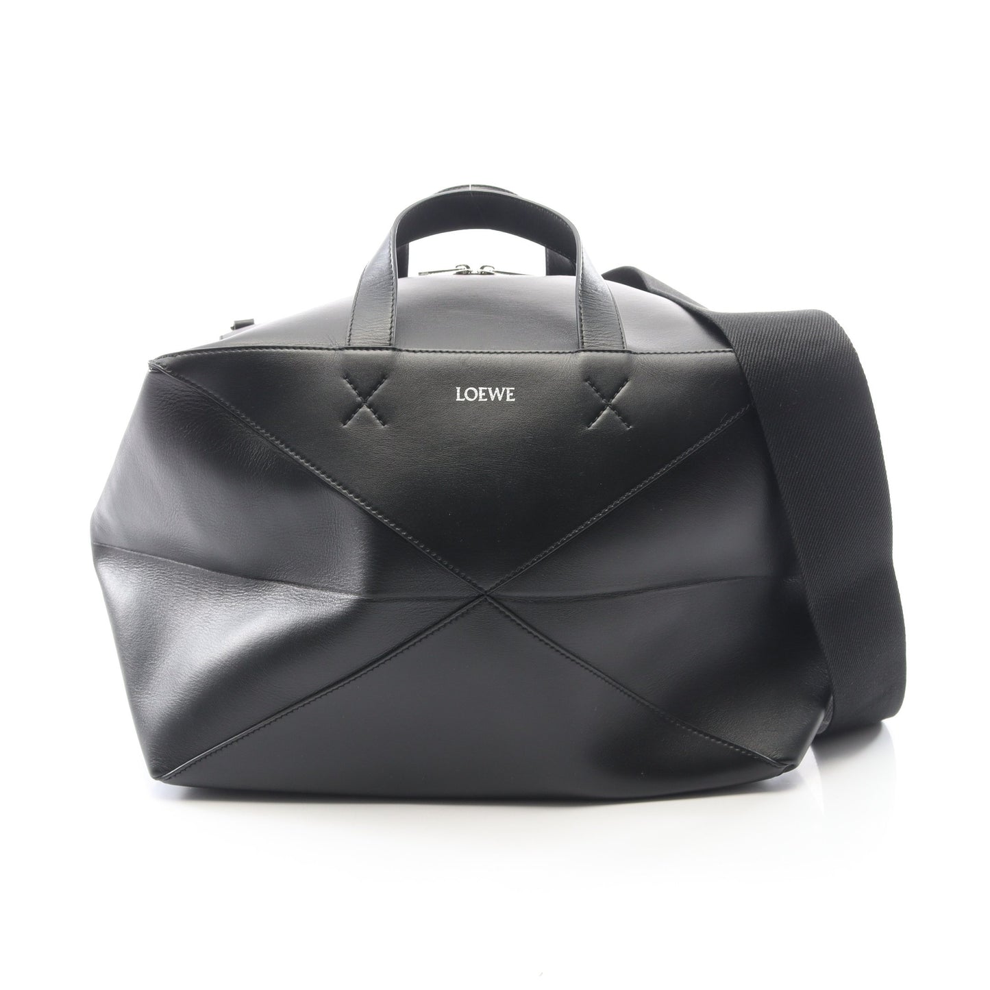 パズルフォルド ダッフル 2WAY ボストンバッグ レザー ブラック ロエベ バッグ LOEWE