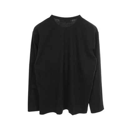 ハートロゴ 長袖Tシャツ コットン ブラック プレイコムデギャルソン