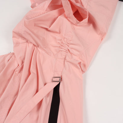 Tulip Sleeve V-Neck Dress ワンピース コットン ピンク スリーワンフィリップリム