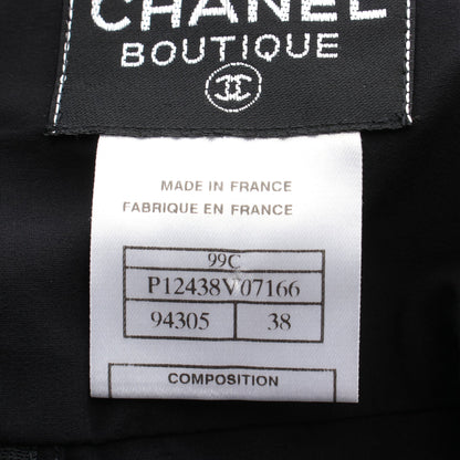 ココボタン キャミ ワンピース ナイロン レーヨン ブラック シャネル ワンピース CHANEL