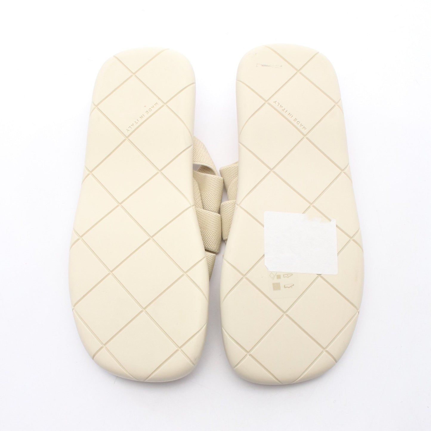 INTRECCIATO STARFISH スライドサンダル ファブリック ラバー ベージュ ボッテガヴェネタ