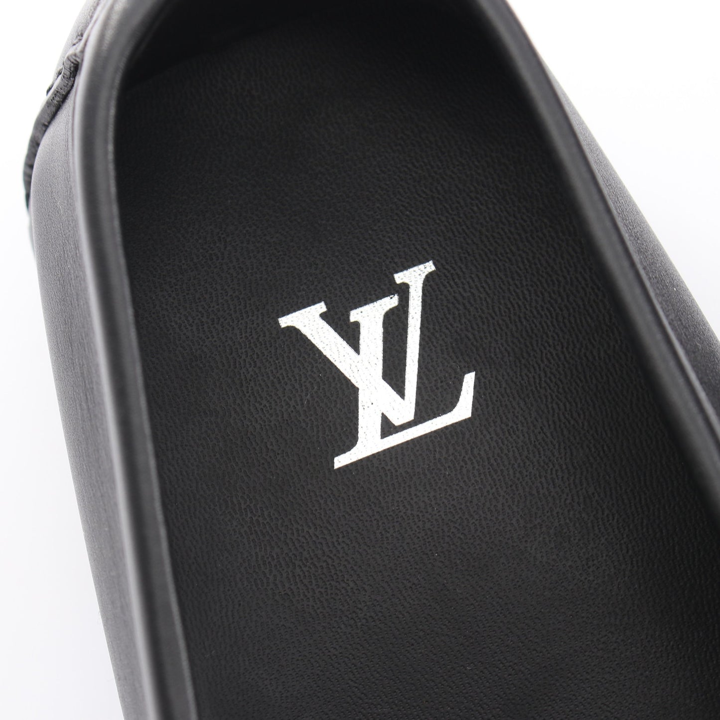 LVドライバーライン ドライビングシューズ レザー ブラック ルイヴィトン